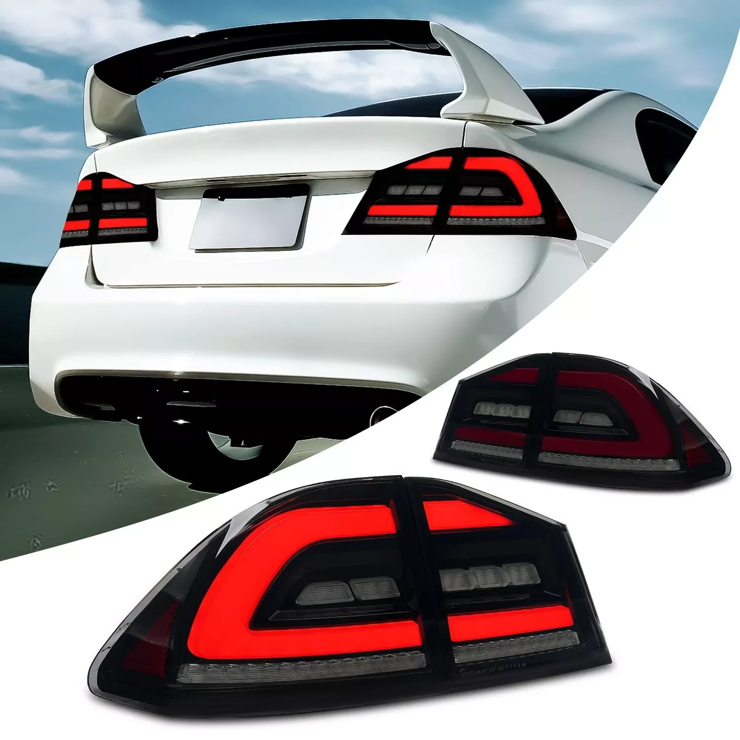 

TYPY Car Lights For Honda Civic FD2 Taillight 2012-2015 LED Projetor Tail Lamp Daytime Running Light Automotive Accessories
