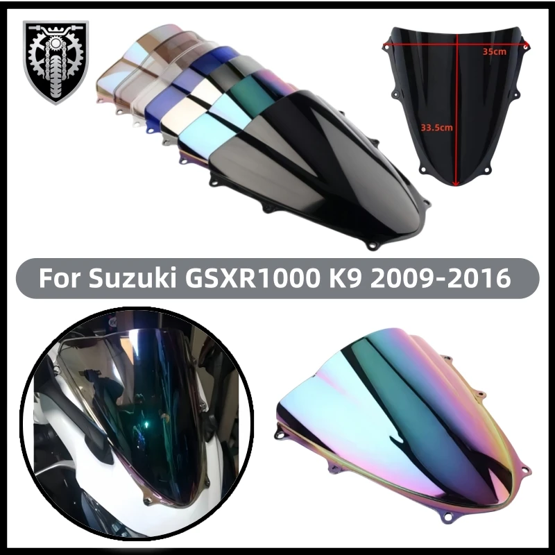 Motorcycle windshield front windshield wind deflector front fairing For Suzuki GSXR 1000 GSXR1000 K9 2009-2013 2014 2015 2016