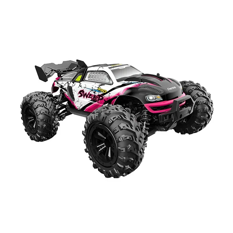 Jjrc-高速リモートコントロールトラック,q117,2.4g,4wd,1/16, 70km, h, LEDライト,ブラシレスオフロード車のおもちゃ,新品,2023