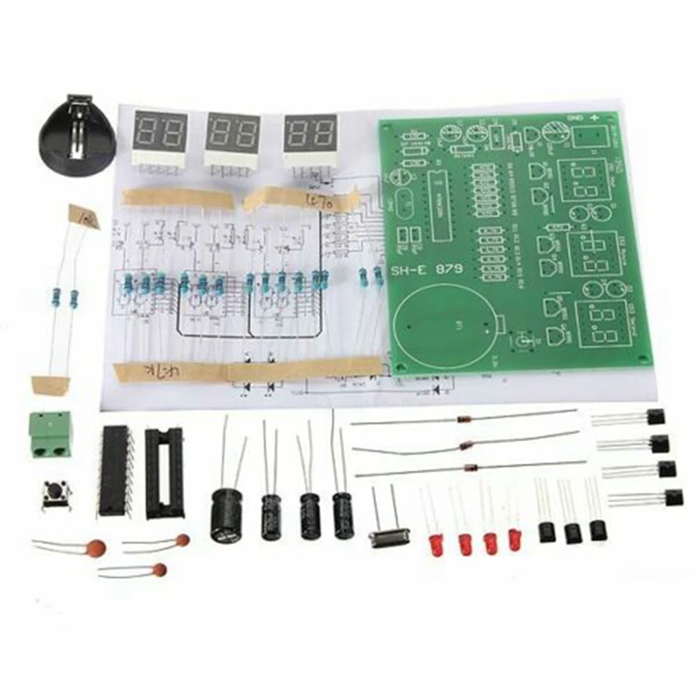 at02-2-conjunto-at89c2051-relogio-eletronico-com-display-led-digital-de-6-digitos-kit-diy-receptor-para-arduino-flux