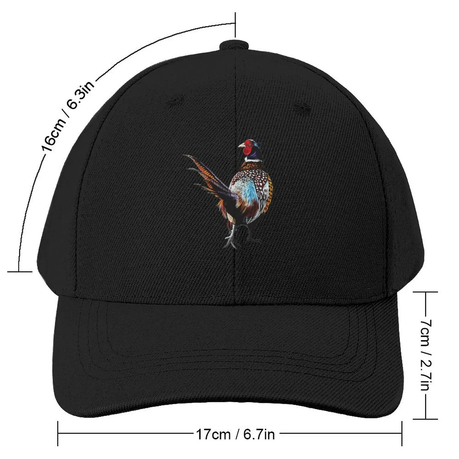 Pheasant - pheasants - game bird- Pheasant art Baseball Cap Golf party Hat Snap Back Hat New In The Hat Men's Baseball Women's