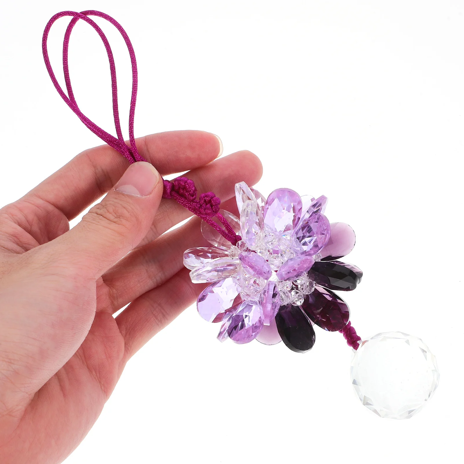 

Автомобильный кристалл, подвесной кулон, украшение для зеркала заднего вида, стильное украшение интерьера автомобиля, легкий подвесной шарм, зеркало заднего вида