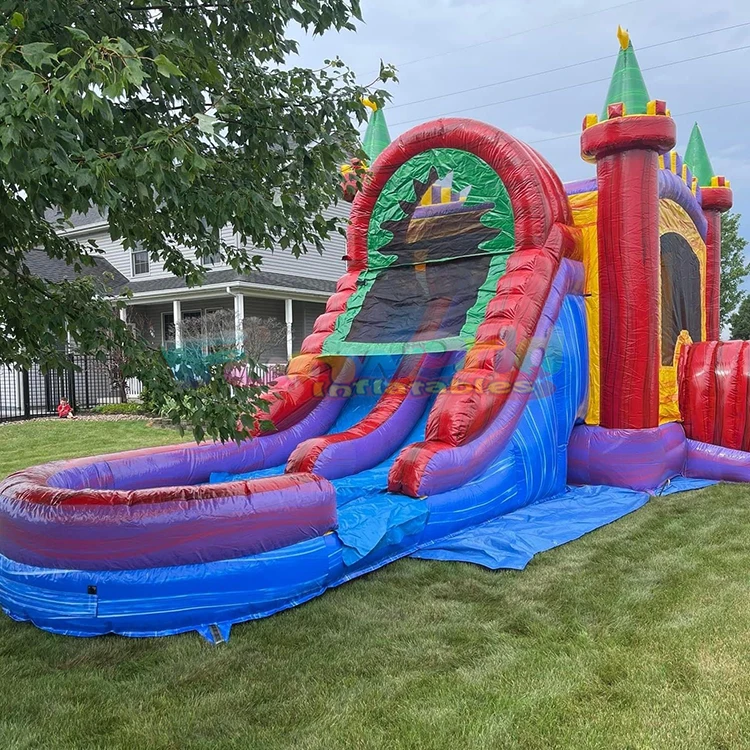 Image 6: Enfants ballons jouets sautant rebond gonflable maison toboggan Combo videur Chateau Gonflable gonflable saut château