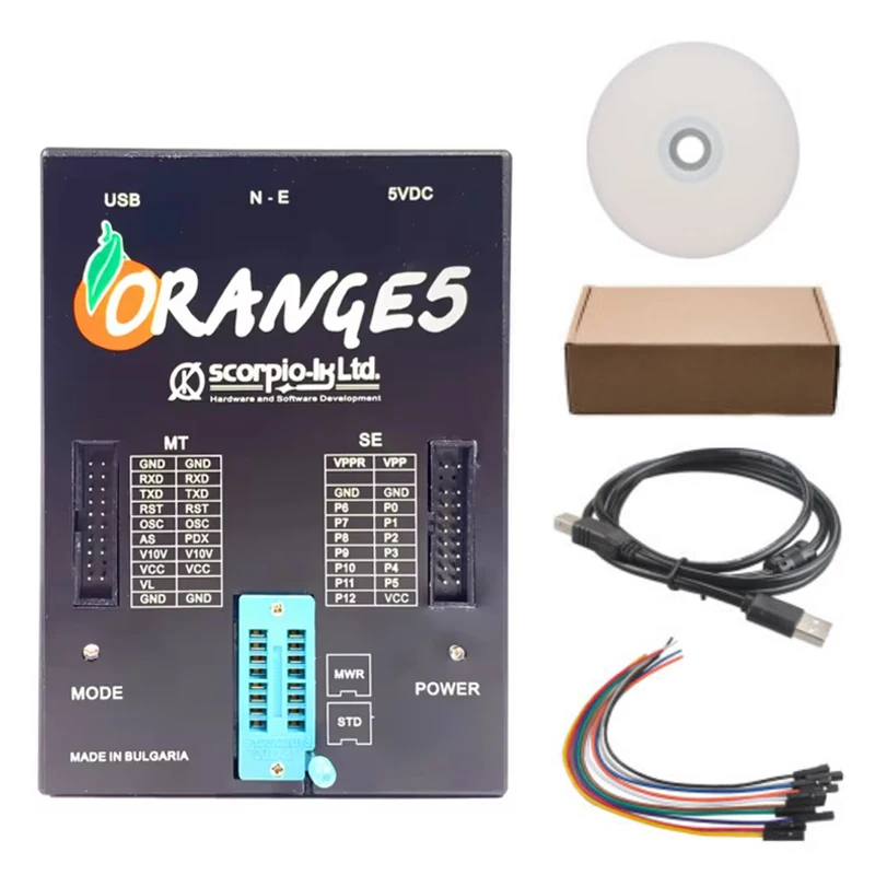 Orange5 ECU مبرمج V1.34 V1.38 V1.42 V1.45 محولات كاملة عالمية دونغل ECU جهاز برمجة دعم منفذ COM Win XP 7 #6