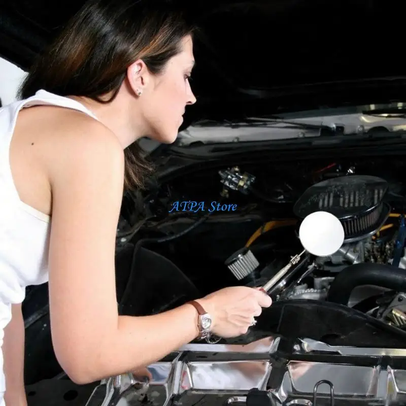 

U13C 32mm/82mm Foldable Inspection Mirror with Long Handle for Technicians Mechanics