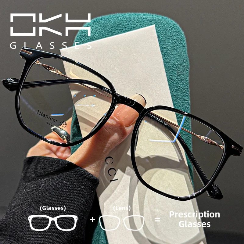 

Модные и легкие очки OKH с защитой от синего света для женщин и мужчин, с возможностью индивидуальной коррекции зрения при близорукости