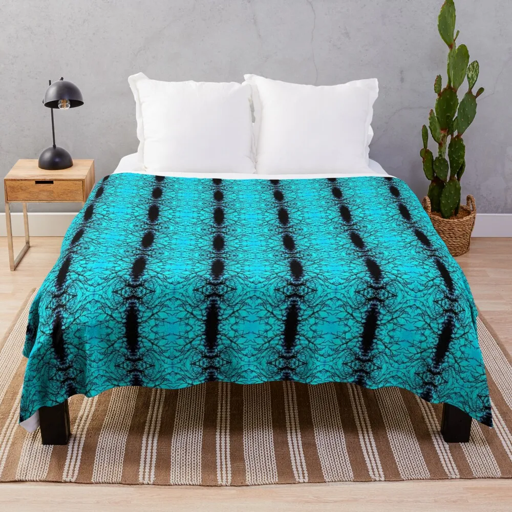 IL GIARDINO SEGRETO di MD-DELLAMORT Throw Blanket for sofa blankets ands Plaid Blankets