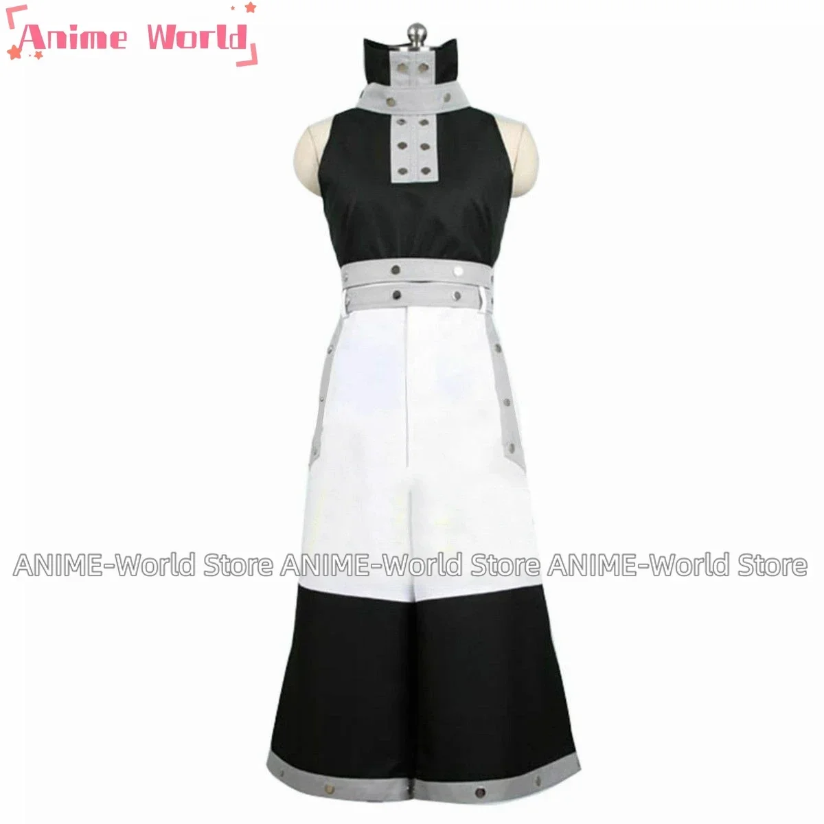 

《Custom size》Anime Black Star Uniform Cloth Cosplay Costume Full Set For Halloween Any Size