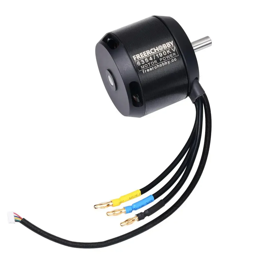 6354/6355 190KV 2450W dual hub belt Direct drive dc brushless motor for Electric skateboard robot scooter go kart ect