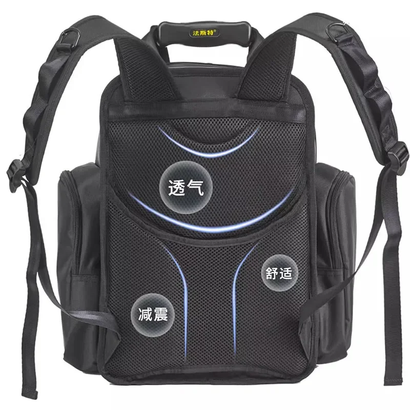 Canvas Tools Backpack Electrician Large Capacity Multi-functional Hardware Tools Storage Thickening Maintenance Special Bag