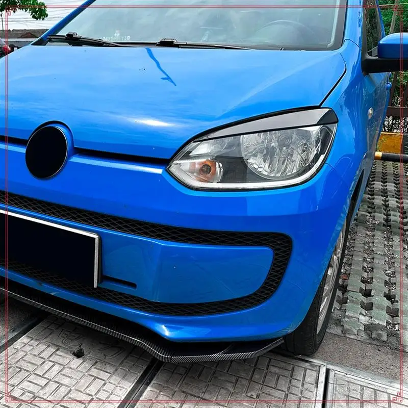 Front Headlight Eyebrow Eyelids Cover Sticker Trim For VW UP 2011-2015 Exterior Accessories