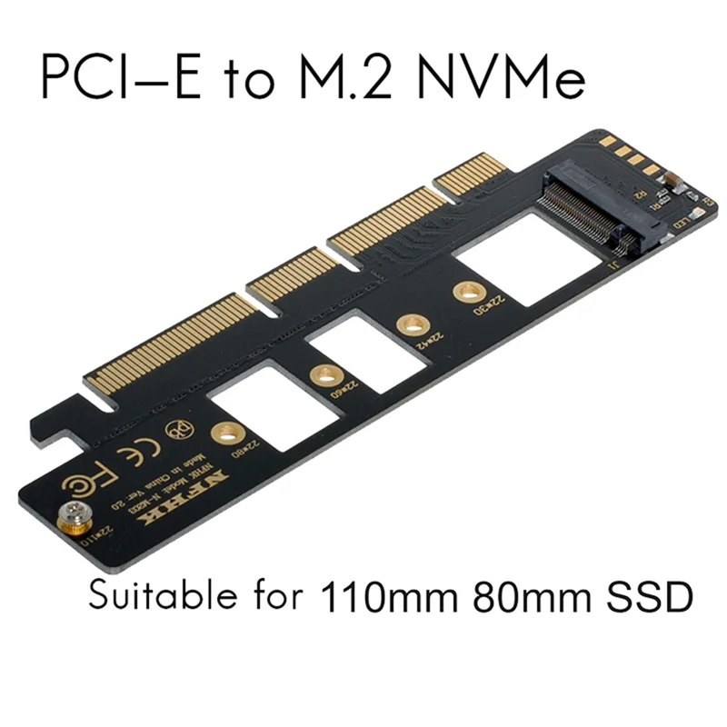 NVMe M.2 NGFF SSD to PCIe X4 to NVMe M.2 Adapter Card Converter SSD Hard Disk Reading Test Card