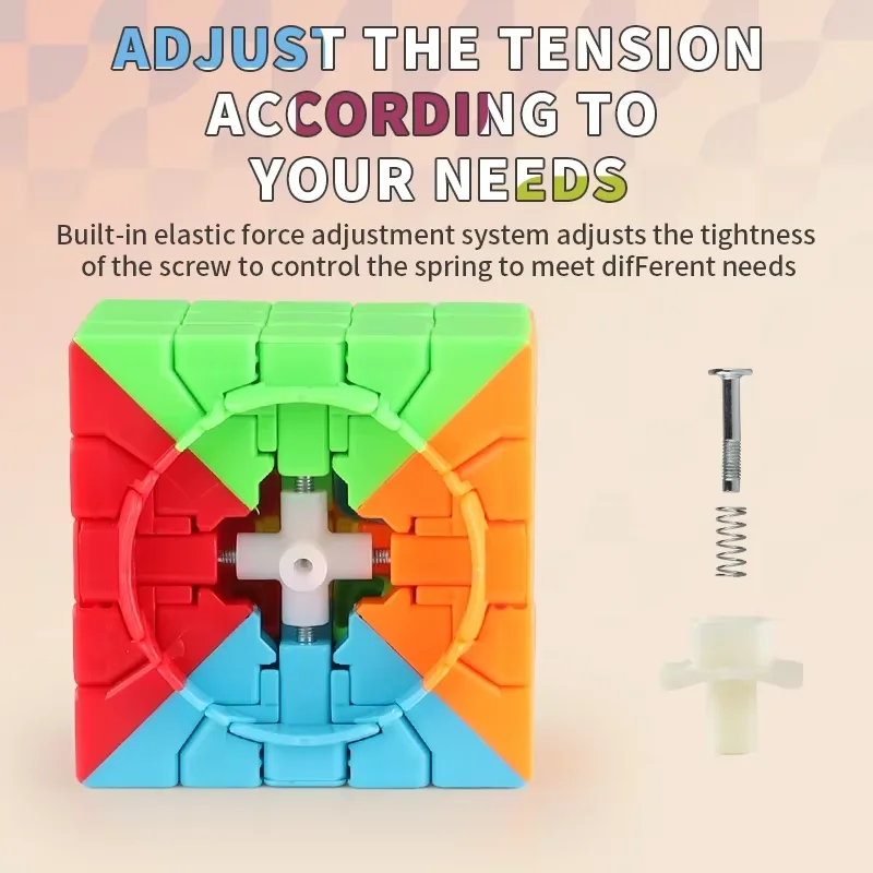 Magic Cube 3x3 4x4 5x5 Carbon Fiber Magic Cube Twelve Color Cube Professional Speed Magic Cube Educational Toys for Kid Gifts