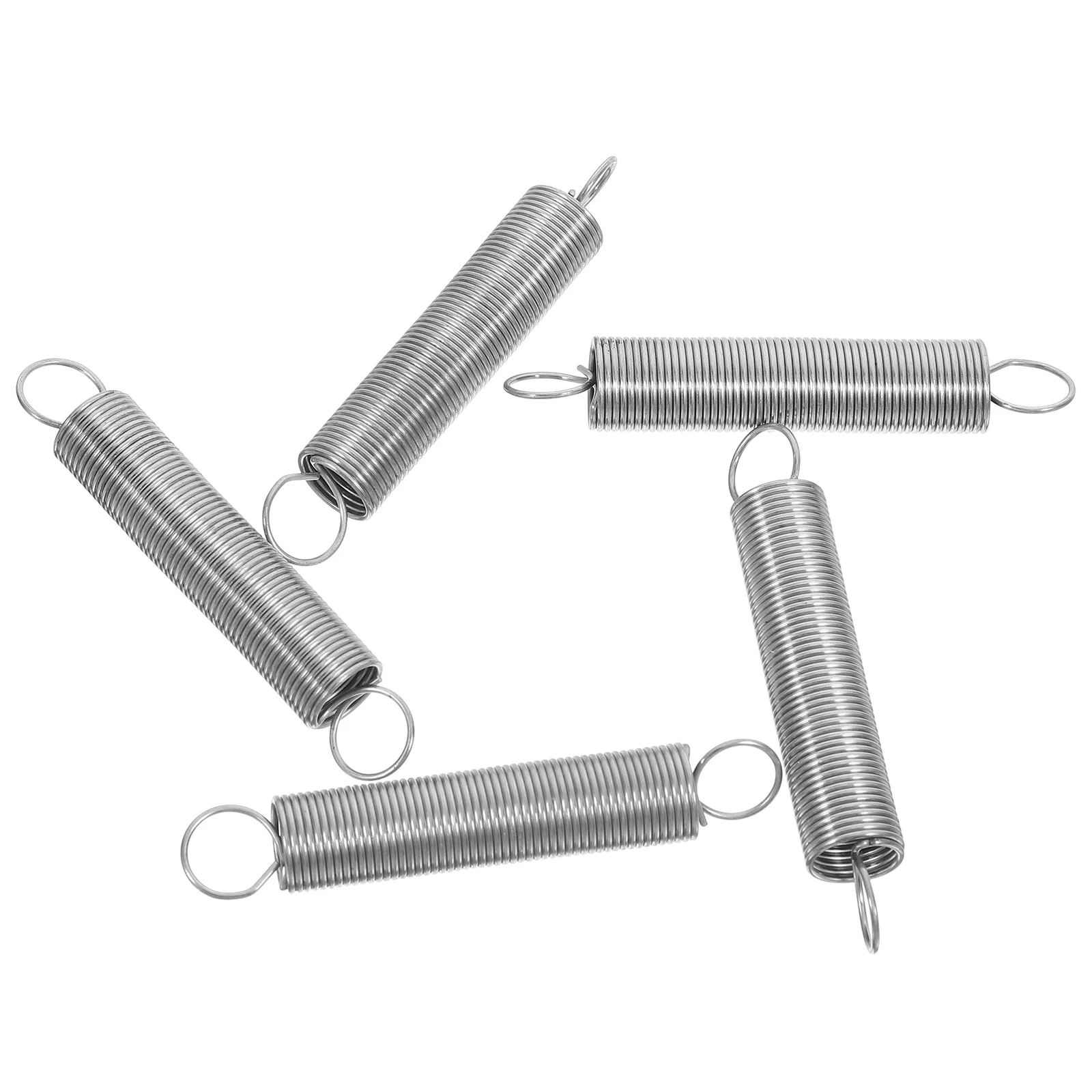 

5pcs Stainless Steel Tension 0 8mm Wire Dual Hook Extension Compression Springs Kit Small Mechanical Springs Set