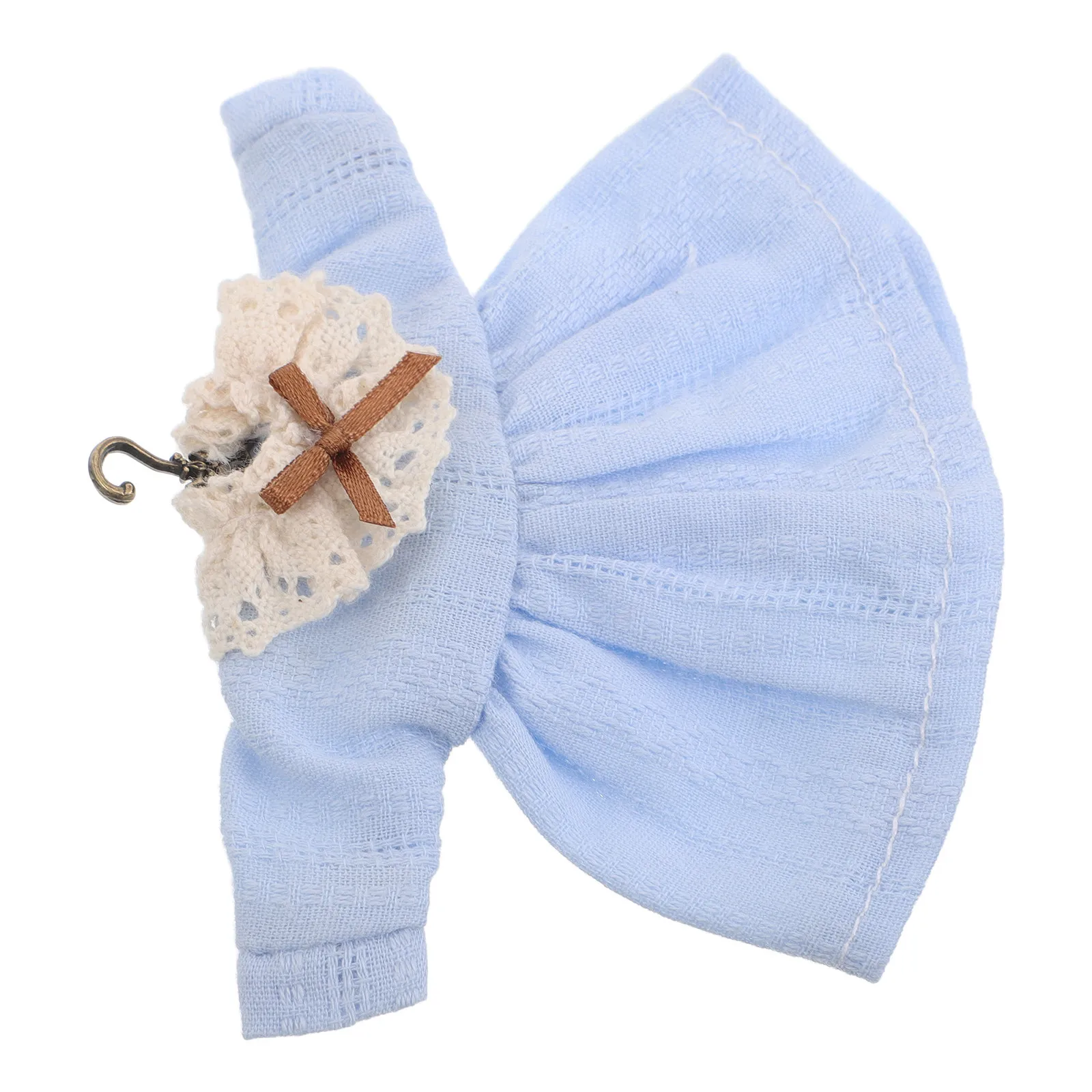 

Элегантное винтажное платье с кружевным воротником, мини-вешалка в комплекте, реалистичный стиль принцессы, подходит для нескольких моделей, украшение для кукольного домика