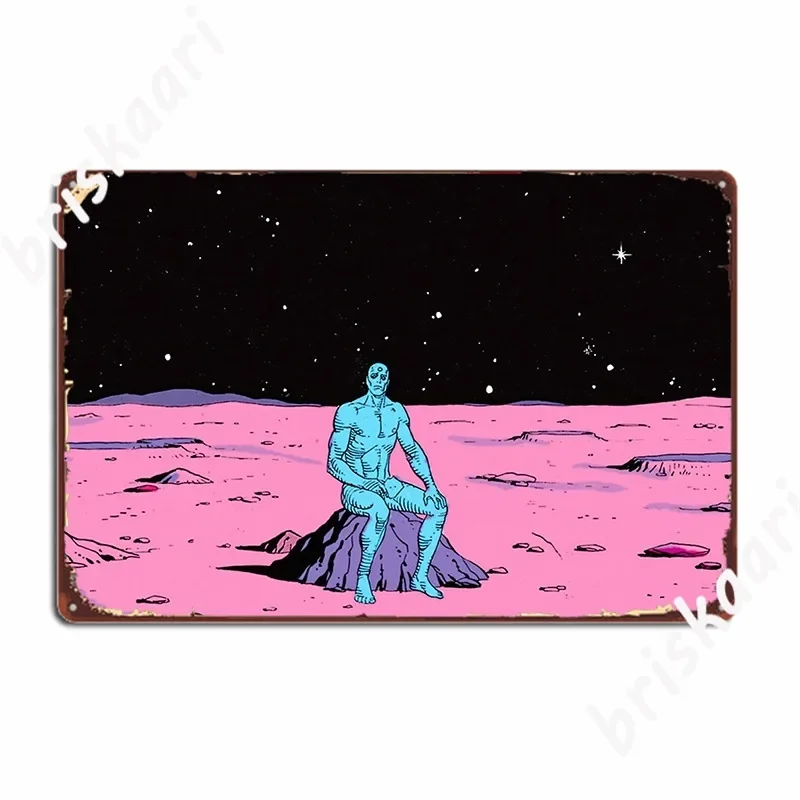 The Watchmen Dr Manhattan Metal Plaque Poster Cinema Garage Wall Personalized Mural Painting Tin Sign Poster