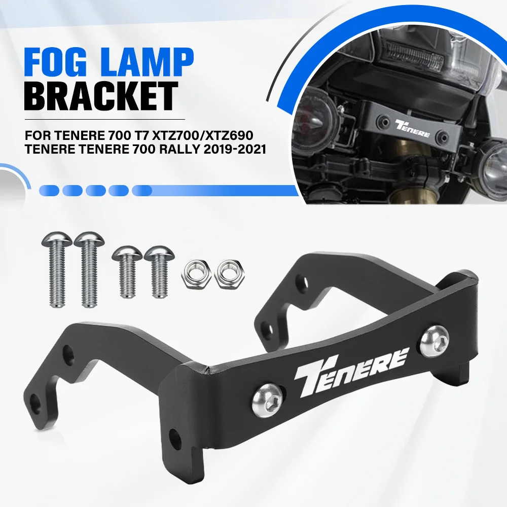 

For Yamaha Tenere 700 T7 XTZ700/XTZ690 Tenere TENERE 700 Rally 2019-2021 Motorcycle Fog Lights Auxiliary Bracket Driving Lamp