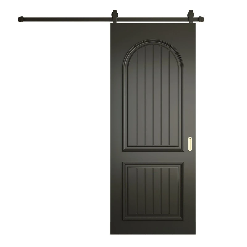 

Sling rail solid wood barn door, kitchen bathroom sliding door