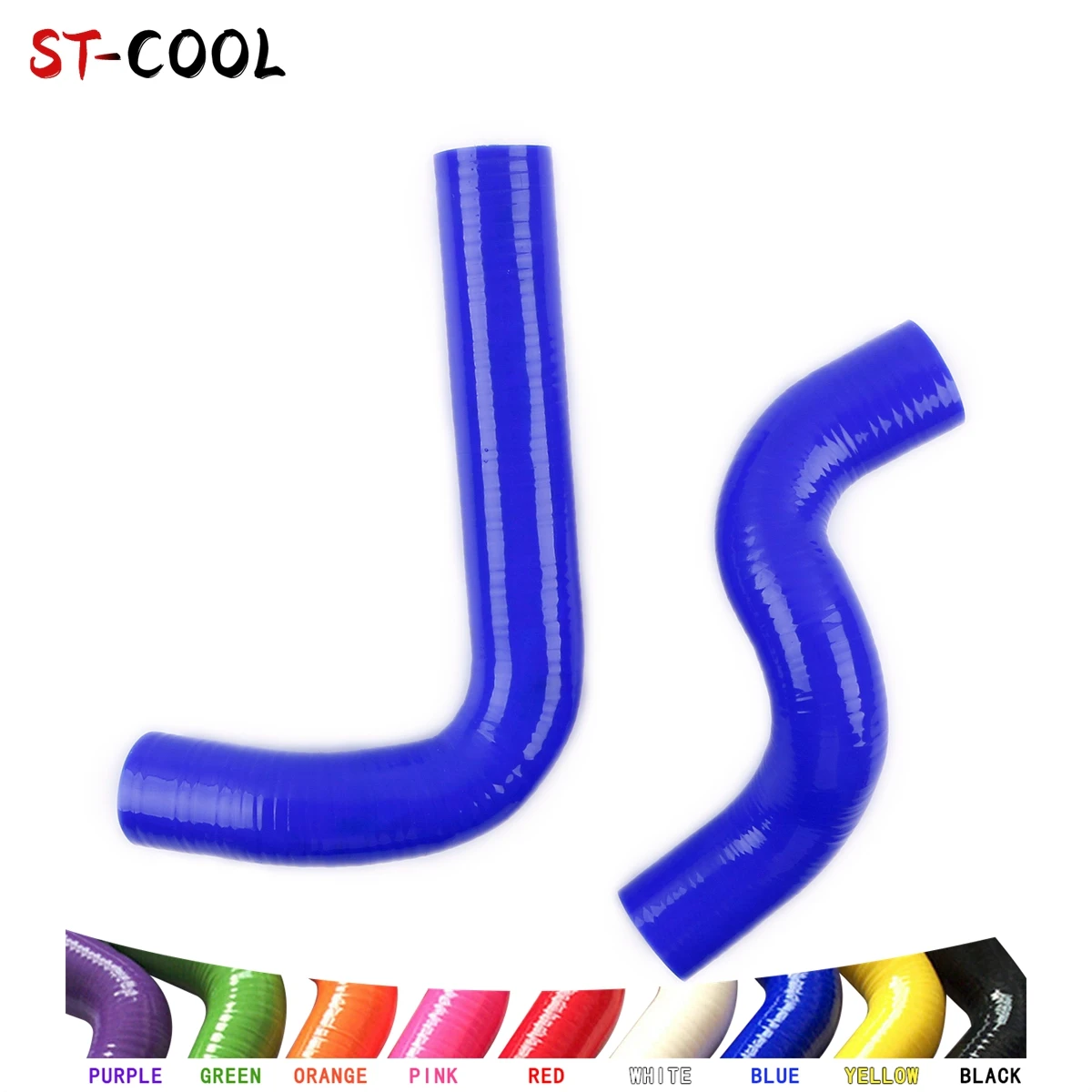 

For Mazda RX-7 RX7 GSL-SE 1.3L 1984 1985 Silicone Hoses Radiator Tubes Pipe Kit 2Pcs 10 Colors