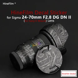 Hinefilm Lens Skin for Sigma 24-70 ii FE Mount skin Lens Sticker 24 70 f2.8 II skin Protector Cover 24-70 f2.8 ii Wrap Cover