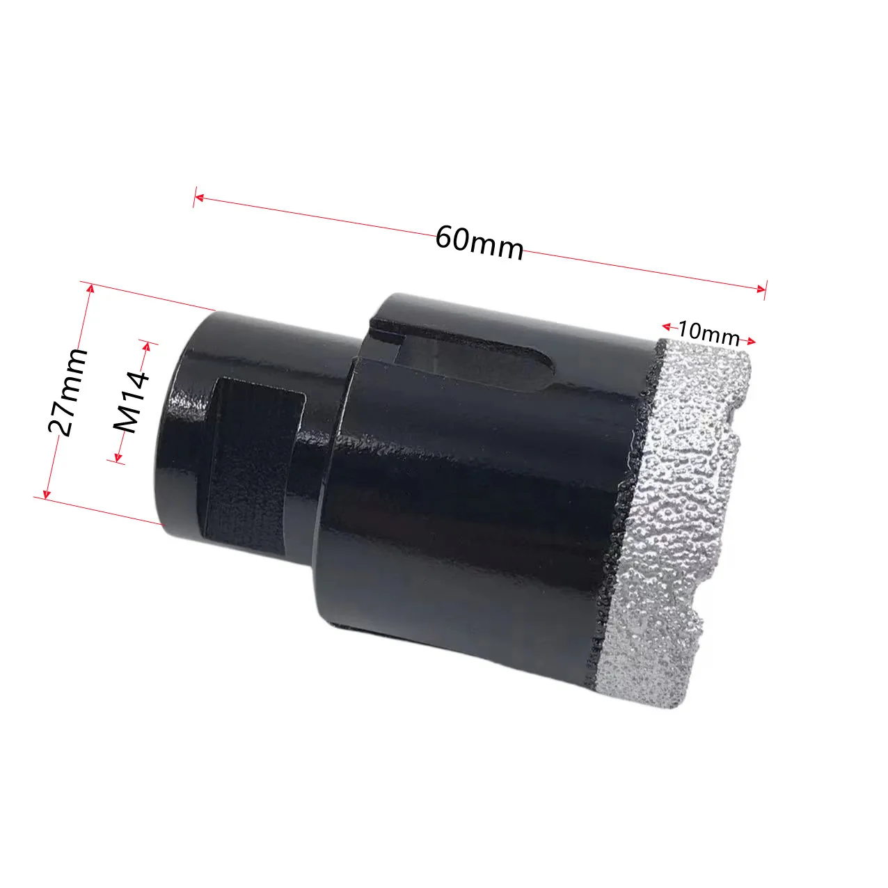 1PC M14 Thread Dry Vacuum Brazed Diamond Drilling Core Bit Ceramic Tile Hole Saw Granite Marble Drill Bits