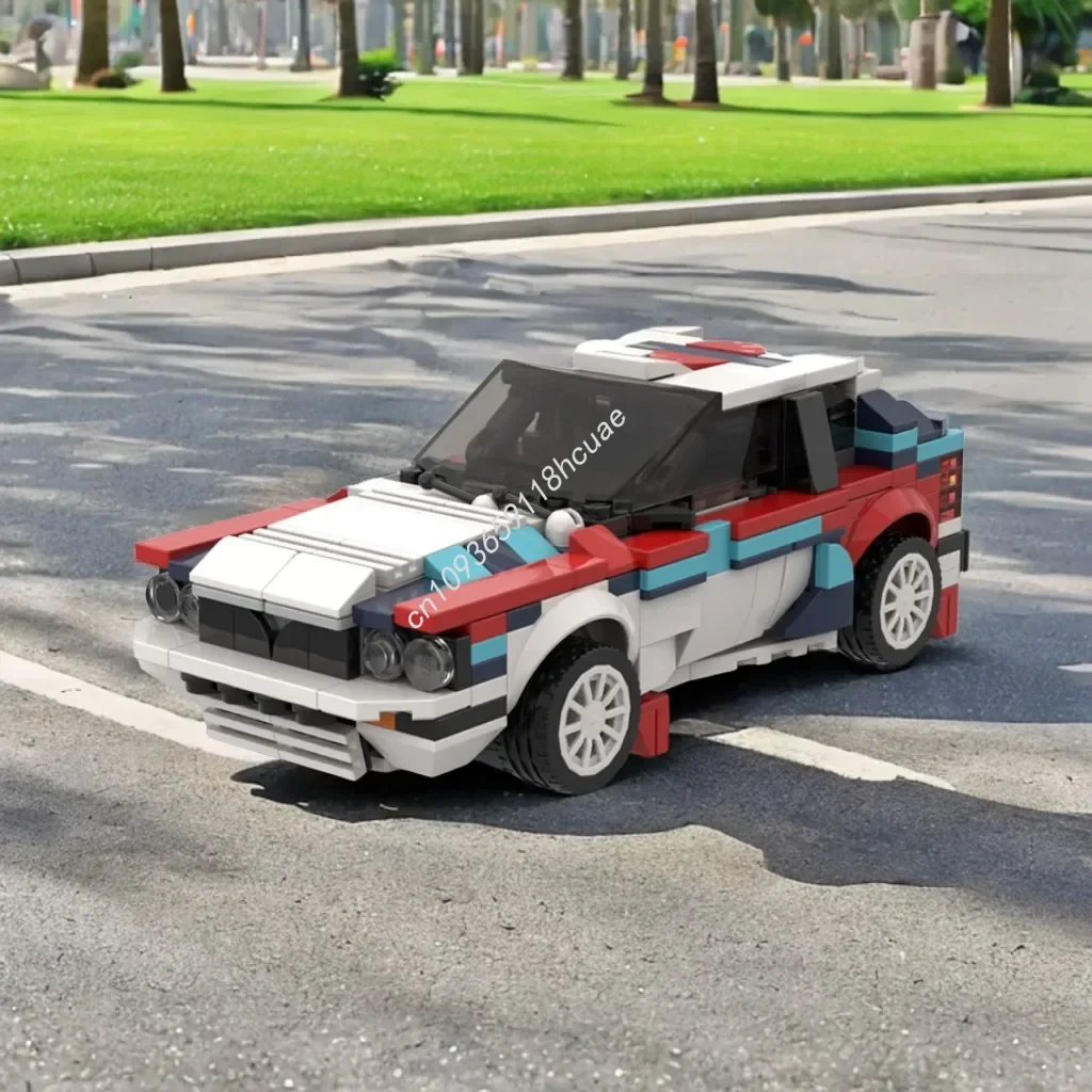 

383 шт., суперкар City Champions CLancia Delta-1000 озер/Rally FINLAND, обучающие DIY Moc, строительные блоки, игрушки для детей, подарки