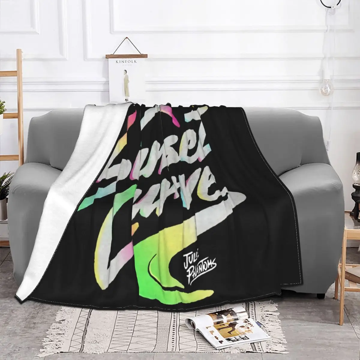 Julie And The Phantoms Sunset Curve Logo Movie Teenage Sale Child Beautiful Many Colors Music Womens Throw Blanket