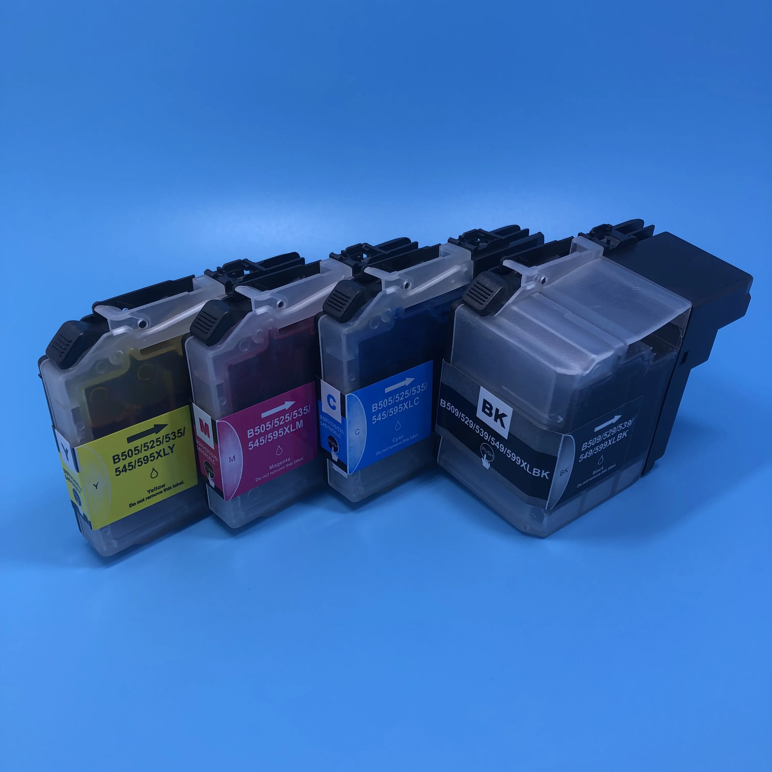 4Colors Compatible ink cartridge LC599 LC595 LC599XL LC595XL LC529XL LC525XL for Brother DCP-J100 DCP-J105 MFC-J200