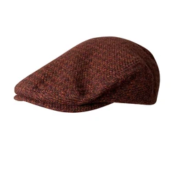 Nowa wełniana płaska czapka męska kapelusz taksówkarza golfowa Gatsby Ivy Cap kapelusz myśliwski kiosk kierowca Beret 05