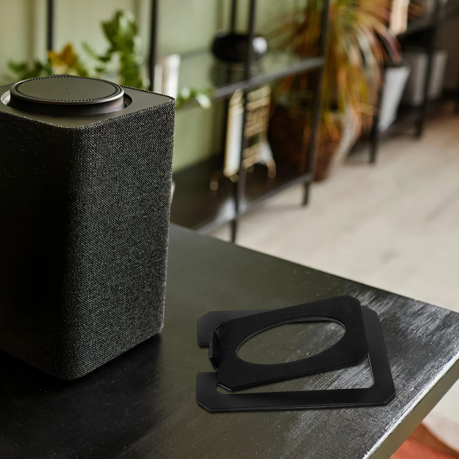 

Metal Desktop Speaker Stands For Gaming Bookshelf Audio Support Heavy Duty Riser Mount Tray Holder Desk Pc Monitor