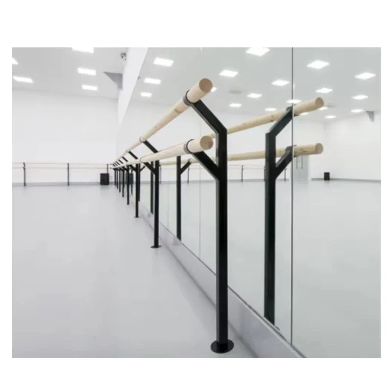 2026 High Quality Dance Barre Ballet Barre Double Type Portable Type Maple Wood Bar For Dance And Ballet Training