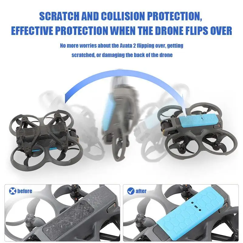 Volodymyr Protective Plate for DJI Avata 2 Anti-scratch Light Weight Protector Cover Board for DJI Avata 2 Drone Accessories