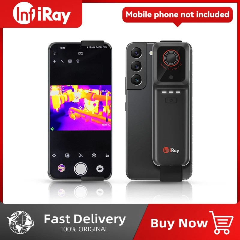 InfiRay IX2 Wireless connection Thermal Imaging Camera for Floor Heating PCB Circuit Electrical Repair Thermographic Camera