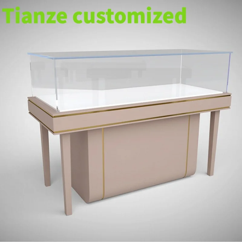 

Customized-Factory price morden design jewelry display showcase jewellery display counter