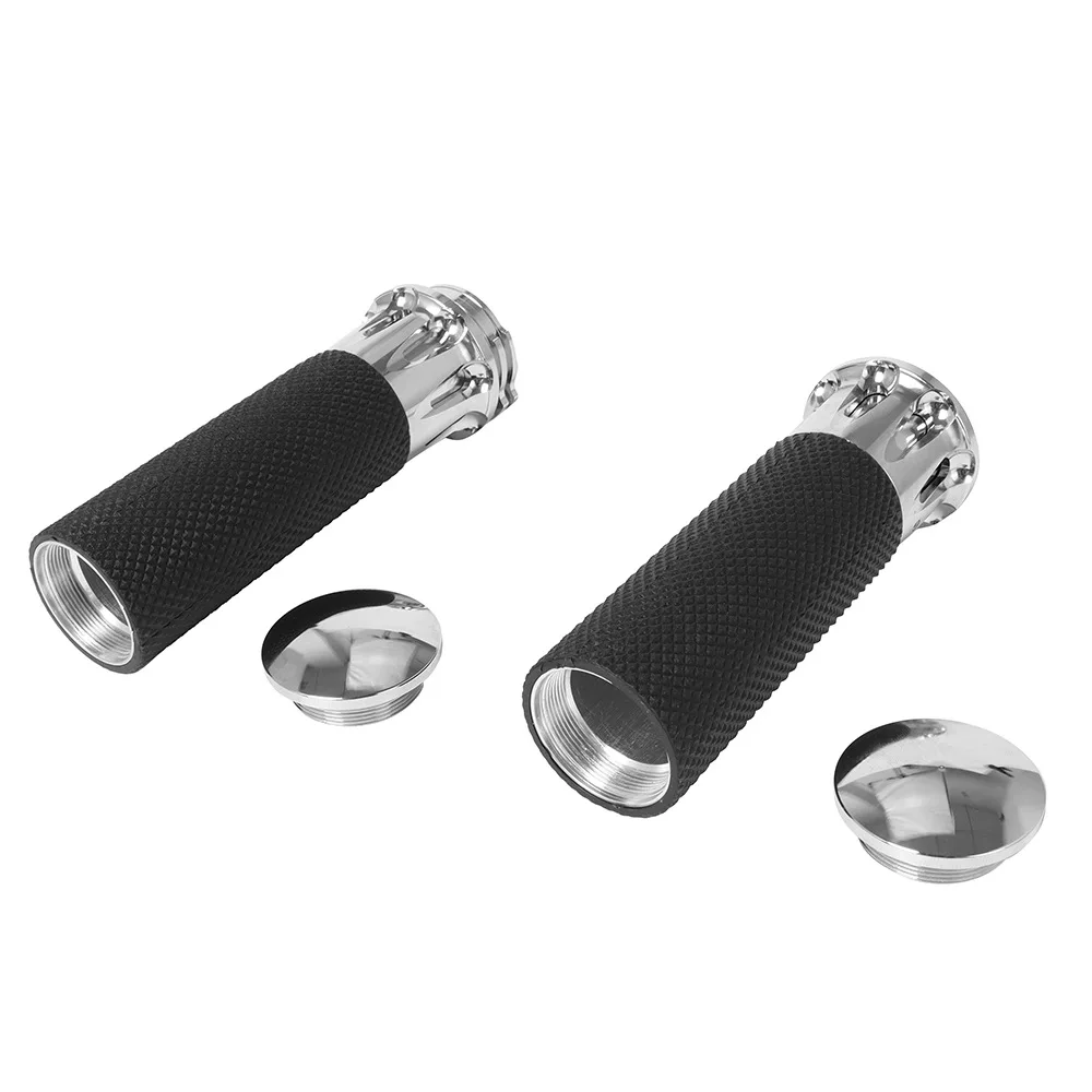 25mm CNC Aluminum Hollow Handlebar Hand Grips Motorcycle Modification Parts Fit for Ha rley 883 XL1200 Handle Grip view 4