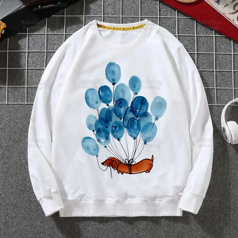 

Dachshund Teckel Funny Cute Dog Animal Hoodies Sweatshirts Men Woman Fashion Autumn Winter Hip Hop Hoody Male Brand Casual Tops