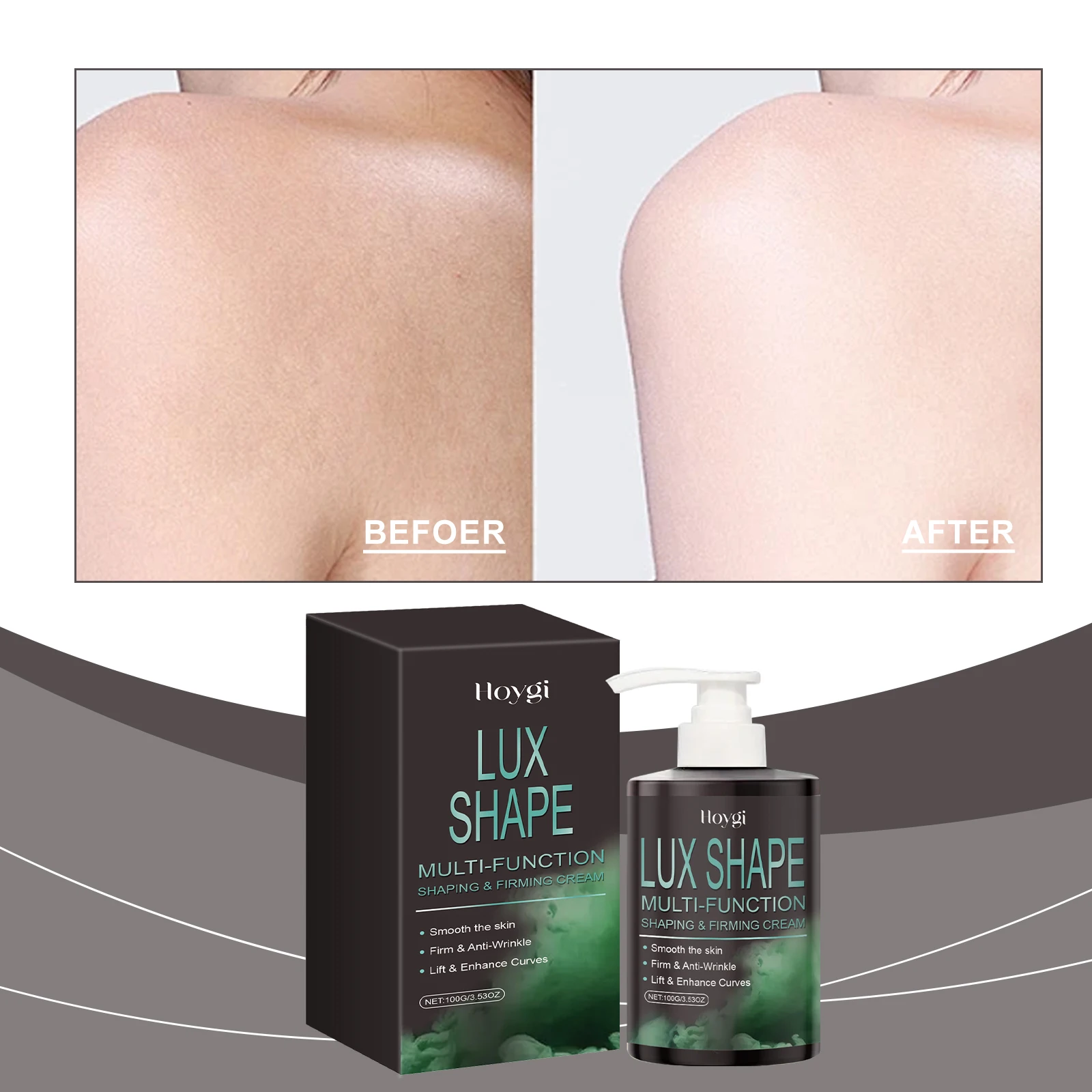 바디 퍼밍 뷰티 크림은 피부에 부드럽게 수분을 공급하고 탄력을 주며 리프팅 효과를 줍니다. 매일 마사지 뷰티 크림을 바르세요.