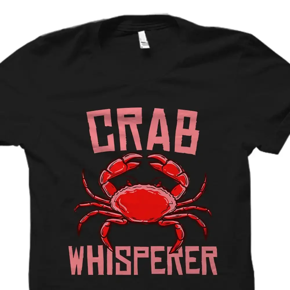 Funny Crab T Shirt Crabbing Ghost Hunting Hunter Os3017