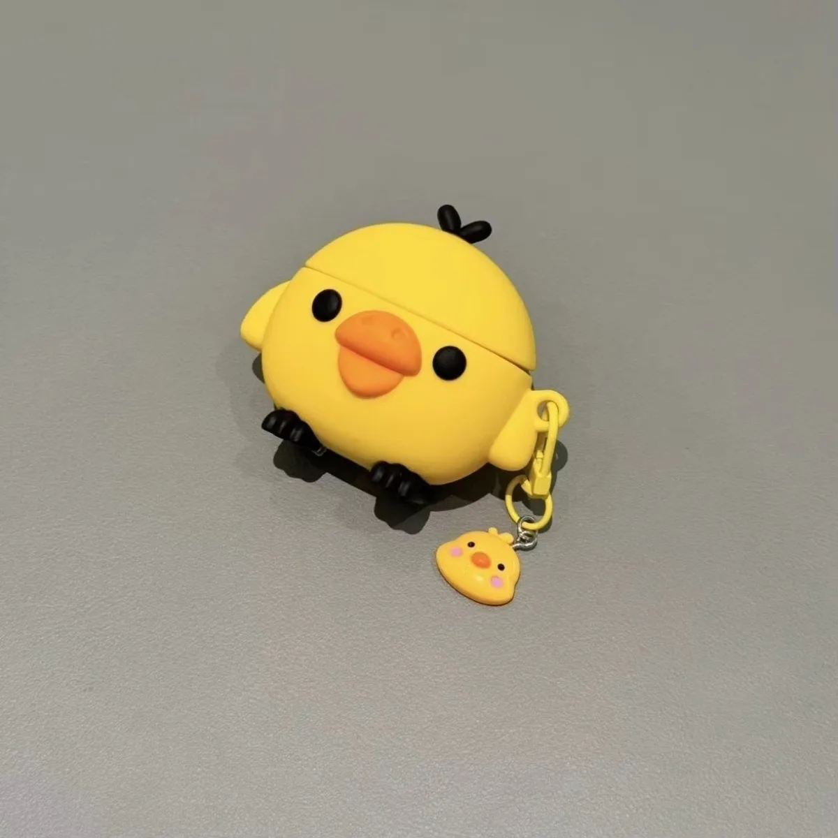 Kawaii 3D Yellow Chick AirPods Case Soft Silicone Shockproof Protective Cover Cute Cartoon Earphone Case For AirPods4