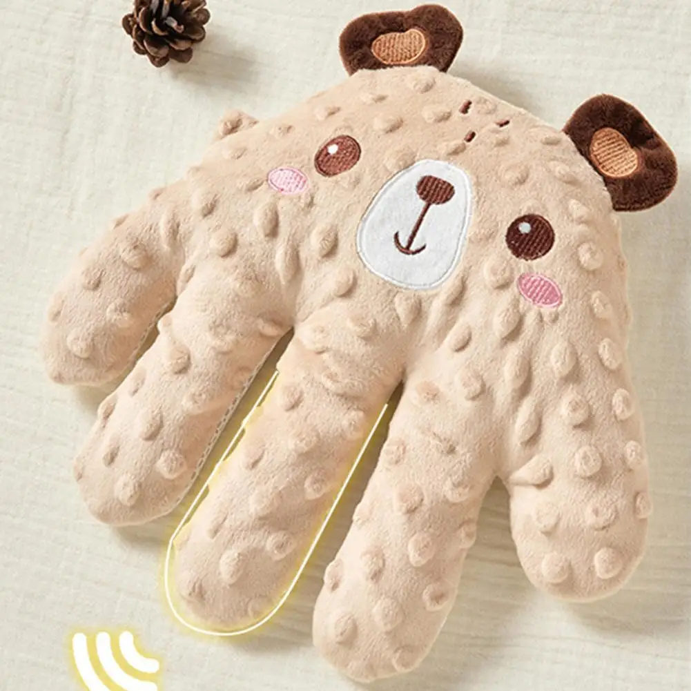 25cm Soothing Palm Patter Automatic Slap Sleep With Remote Control Red Bean Filling Adjustable Speeds Infant Soothing Sleep Aid