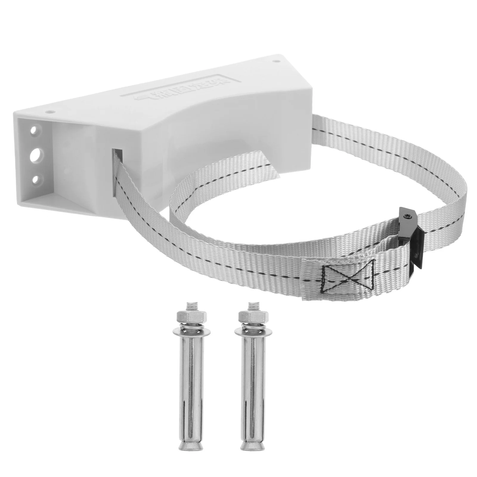 

Gas Cylinder Holder Wall Mounted Propane Tank Bracket 40L Adjustable Strap Cylinder Stand for Boats Labs Ships