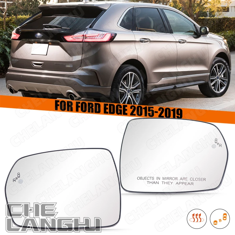 

Lens Fit For Ford Edge 2015 2016 2017 2018 2019 Car Door Side Mirror Glass With Blind Spot Function FD5153620EDB JT4Z17K707D