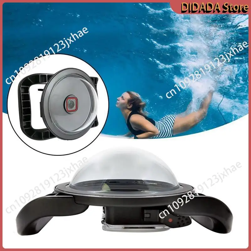 

N82R For Insta 360 ACE Pro Dome Port Fisheye Lens For Diving Goggles Diving Mask Scratch-Resistant For Underwater Shooting