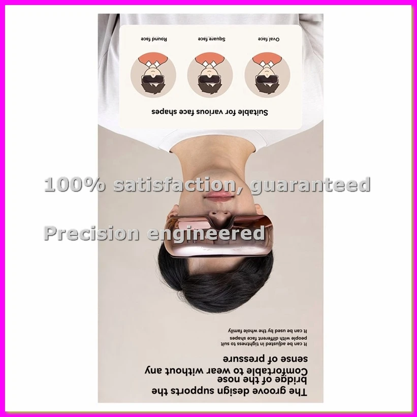 

Eye Massage Device Transparent Eye Massager with Bluetooth Pneumatic Massage Rechargeable for Migraine Dry Dark Circles-AD23