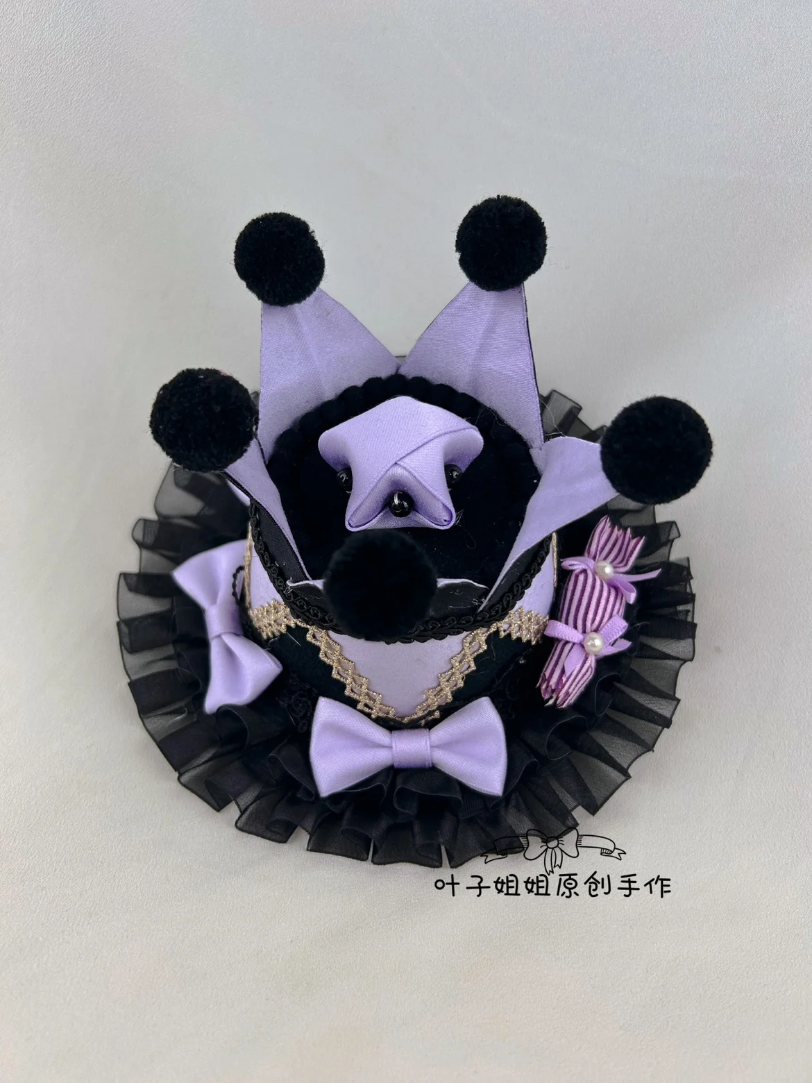 Lolita handmade star hairpin Dress Accessories Original circus Lolita hair ornament fairy tale style clown hat top hat headdress