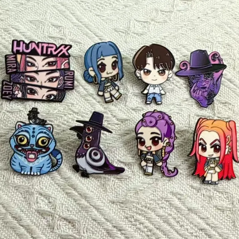 الساحرة هنتر المينا دبوس الخيال فتاة فريق دبابيس على الملابس شارة حقيبة الملابس التلبيب امرأة الرجال المجوهرات هدية لمحبي #4