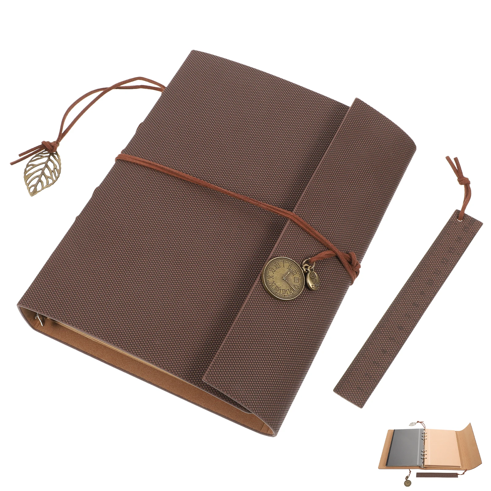 

Retro Photo Album Vintage Picture Frame Book Self adhesive Small Albums for Friends Family Universal photocard album creative