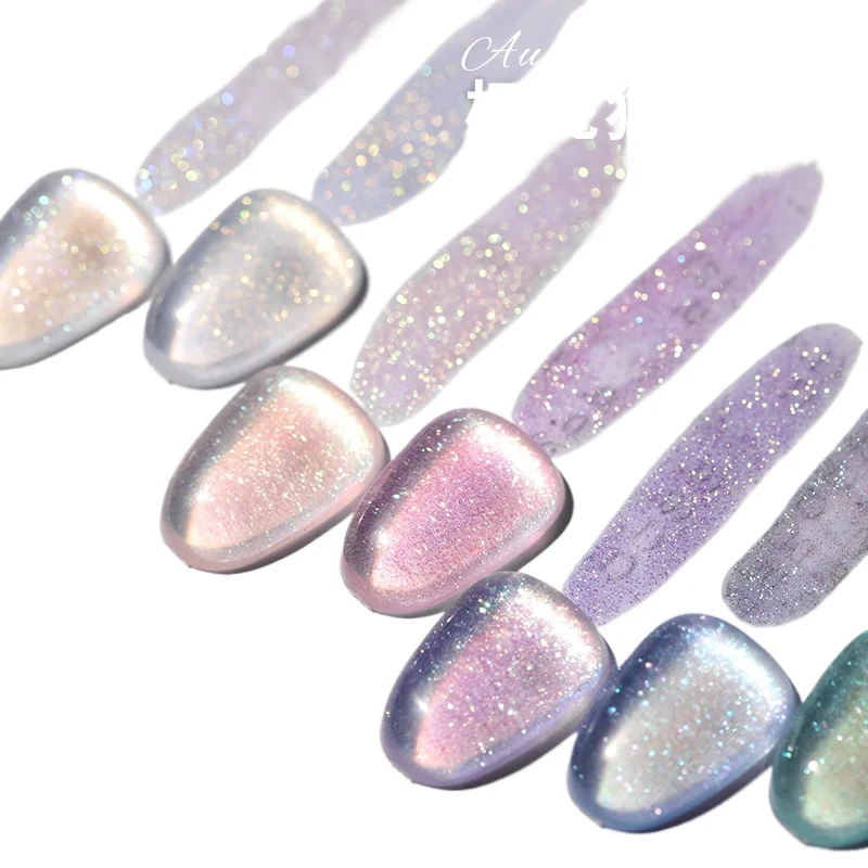 

*Aurora Unicorn Nail Polish Glue Set 2024 New Mermaid Ji Shell Fairy Nail Glue Store Special