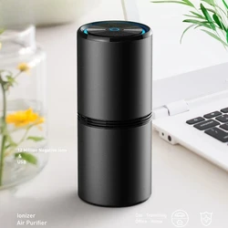 Car Air Purifier Negative Ion Generator USB Low Noise Air Purifier Deodorizer Smoke Odor Remover Air Cleaner Home Air Purifier