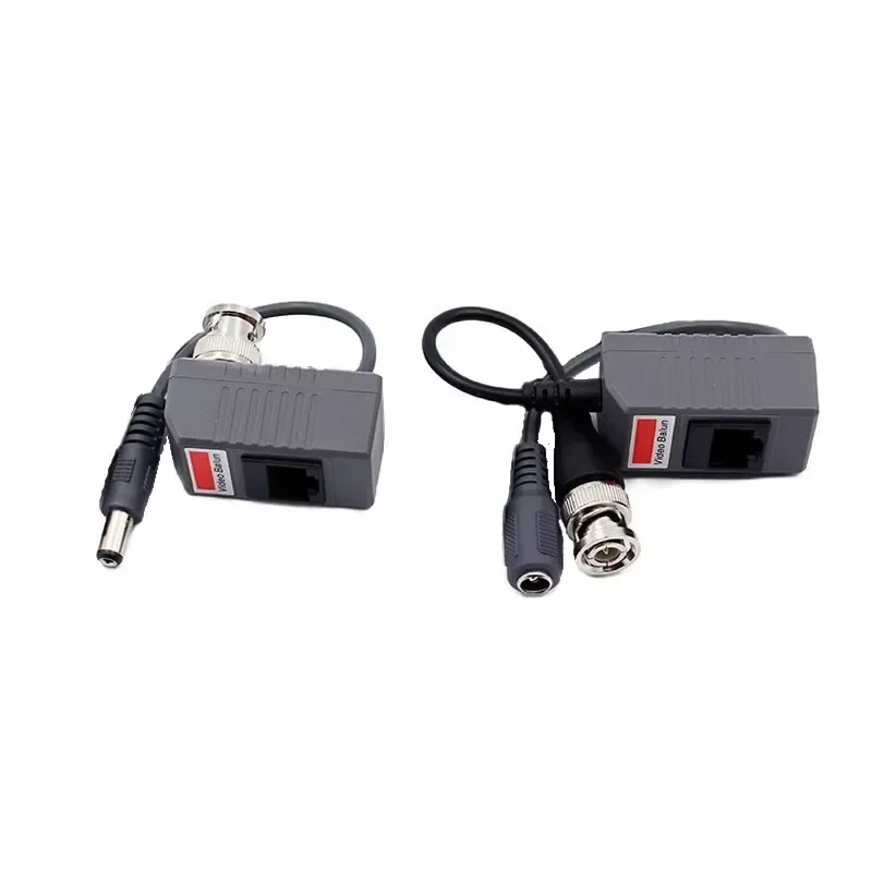 5 pair 2 in 1 CCTV Camera Video Balun Transceiver Connector BNC UTP RJ45 Video and Power over CAT5/5E/6 Cable Security Anpwoo